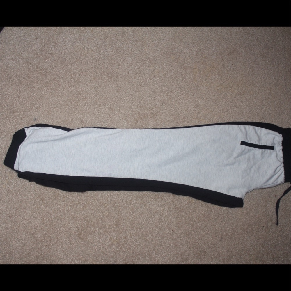 Black & White Jogger Pants